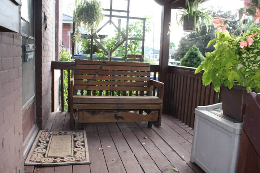 cedar bench