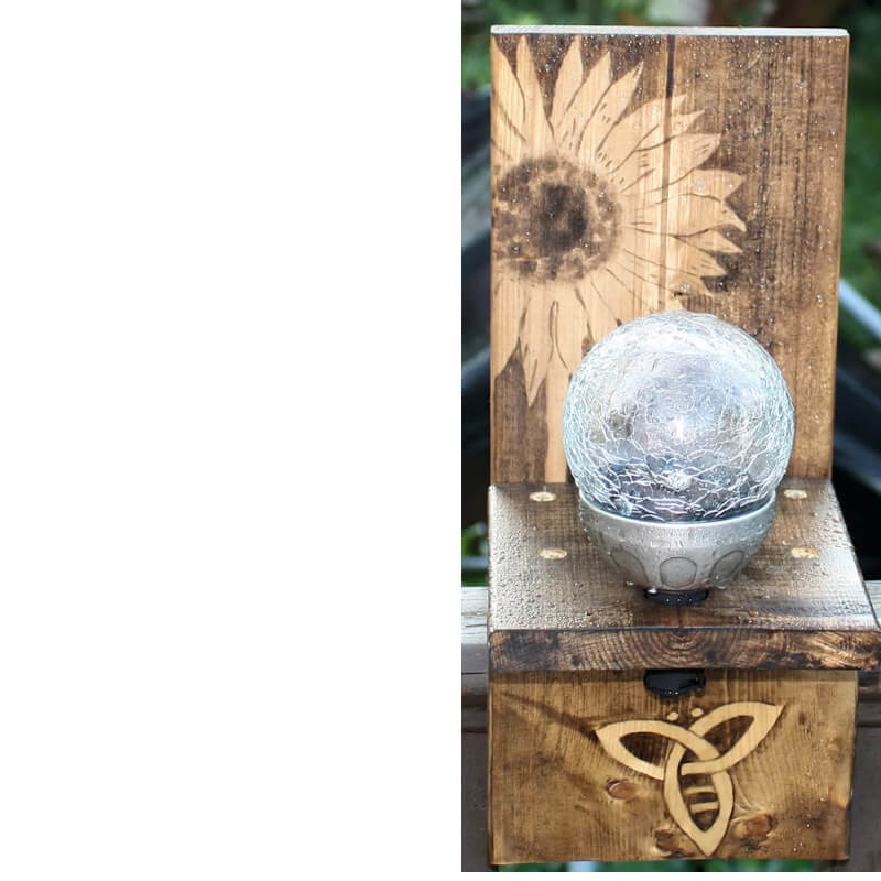 sunflower globe light