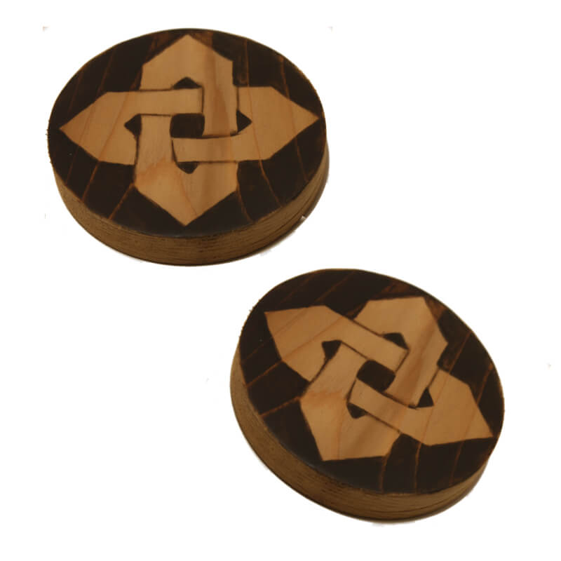 Cedar coasters